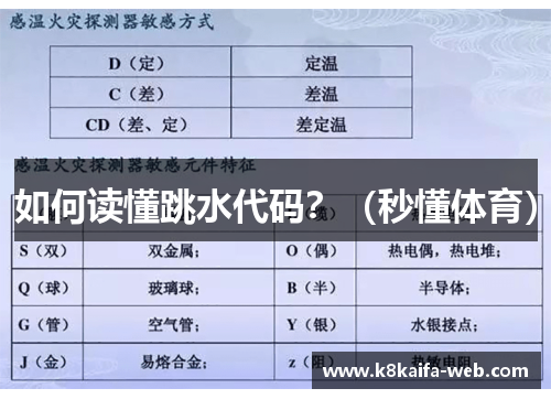 如何读懂跳水代码？（秒懂体育）